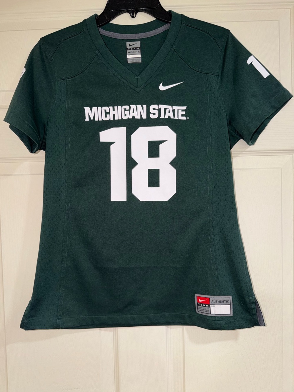 Women’s Nike Michigan State University #18 Football Jersey